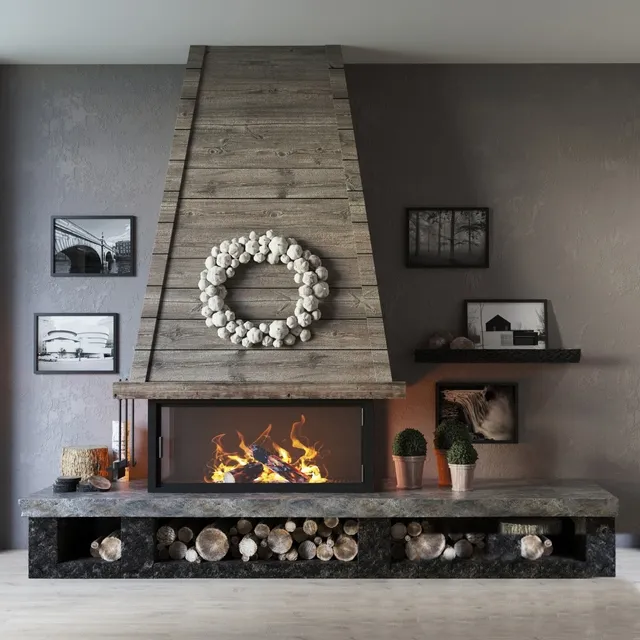 other-models - Fireplace 367 3D Model