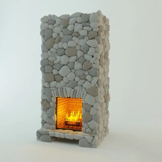 other-models - Fireplace 3D Model