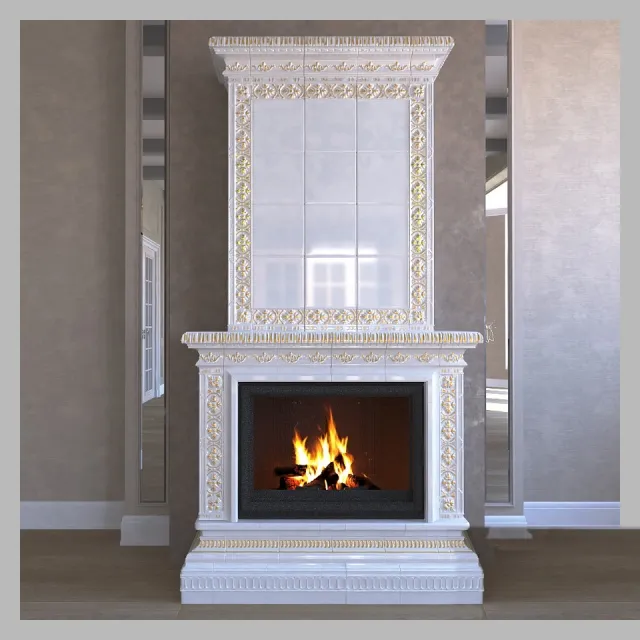 other-models - Fireplace  4 3D Model