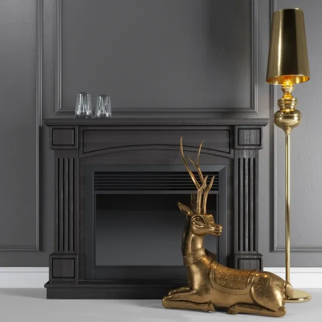other-models - Fireplace Marseilles 3D Model