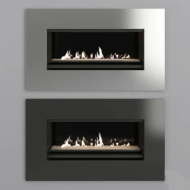 other-models - Fireplace modern 21 3D Model