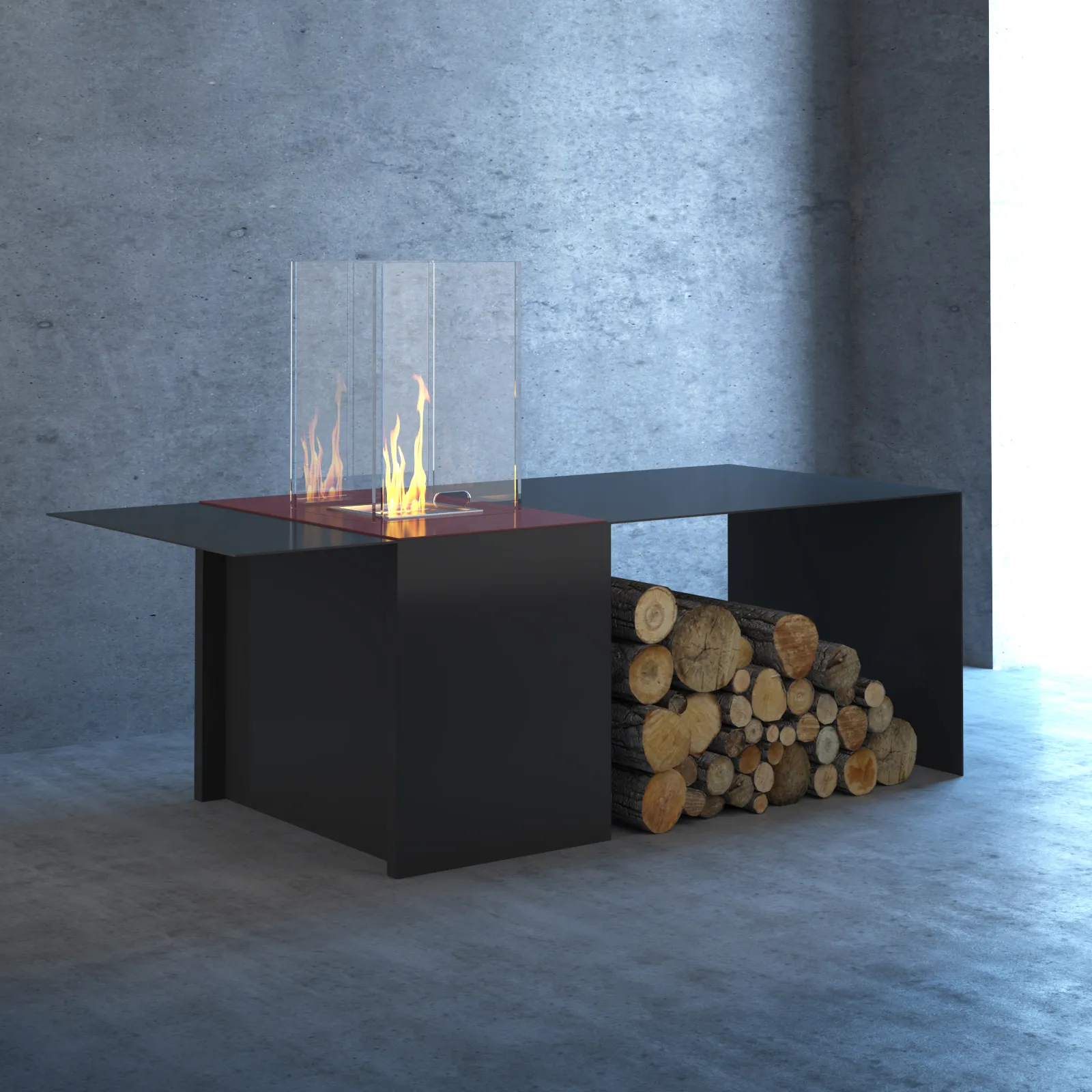 other-models - Fireplace set 8 3D Model