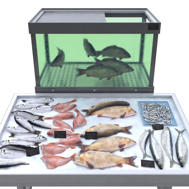 other-models - Fish store 2 3D Model