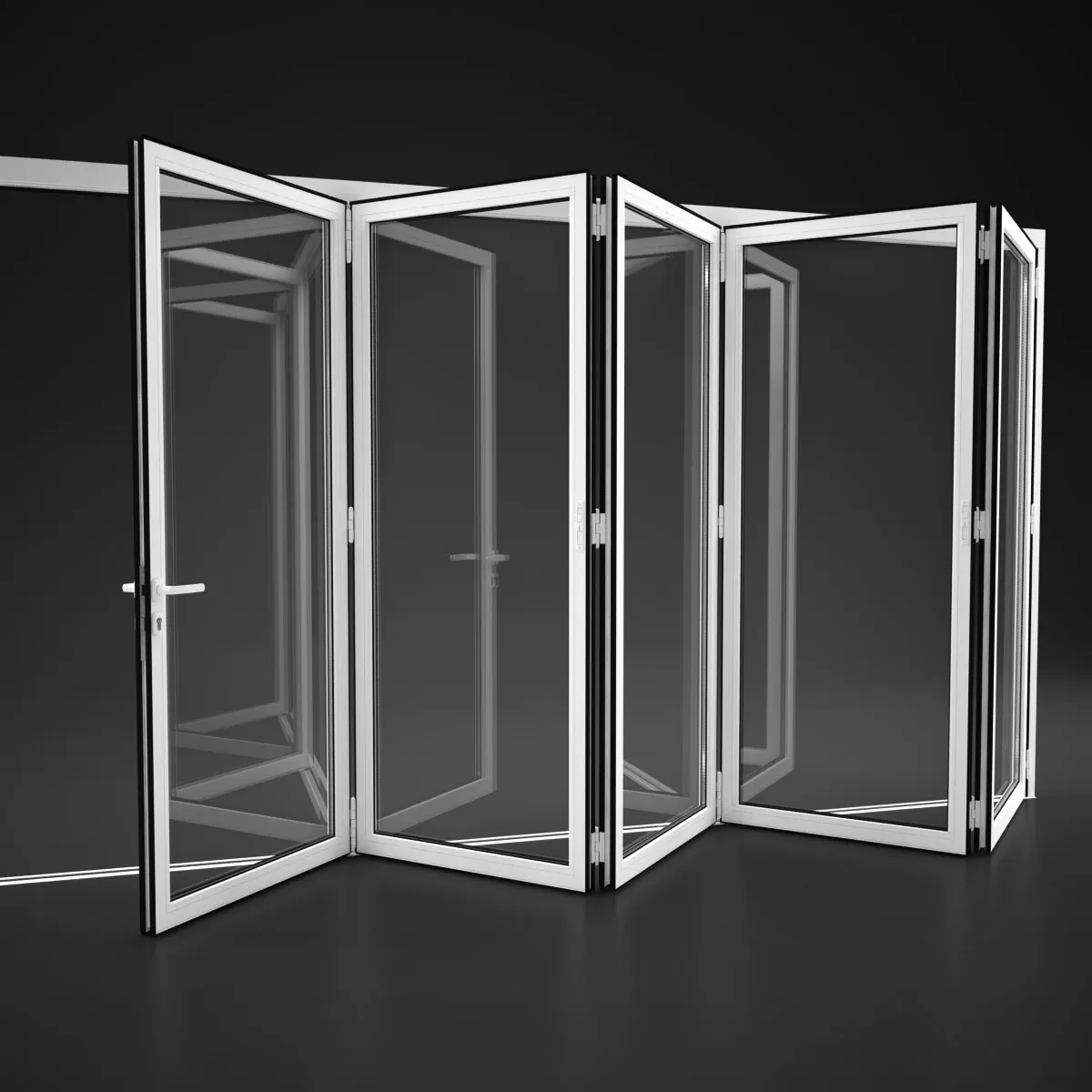 other-models - Folding doors Alumil 1 3D Model