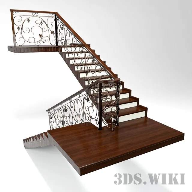 other-models - Forged staircase 3D Model