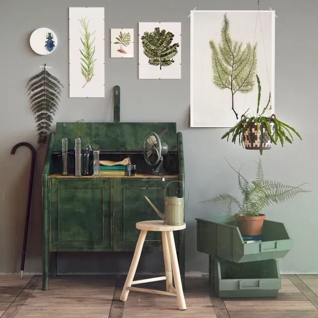 other-models - garden set 3D Model