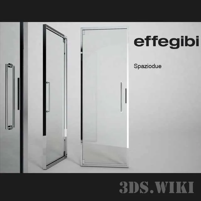 other-models - Glass door and hinge 3D Model