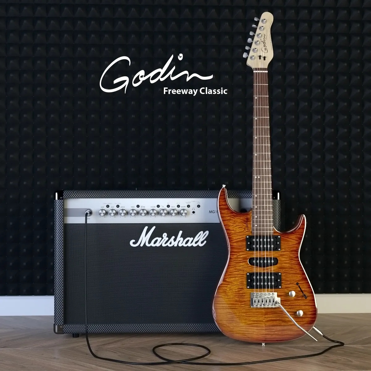 other-models - Godin Freeway Classic 3D Model