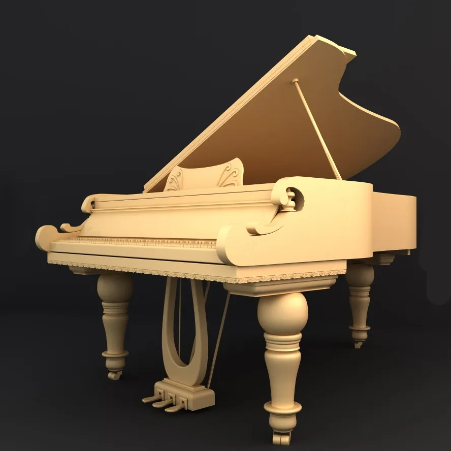 other-models - Grand piano 3D Model