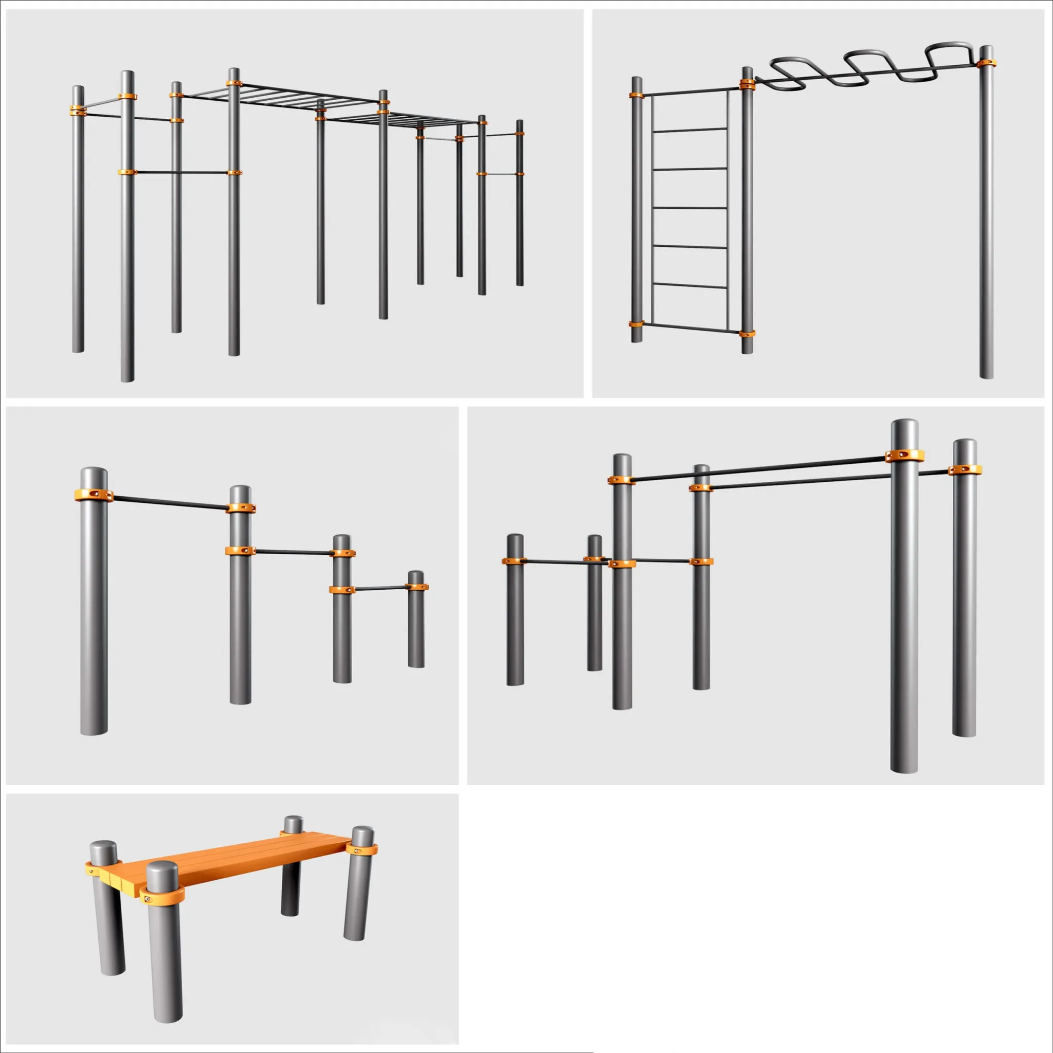 other-models - GYM workout set-1 3D Model