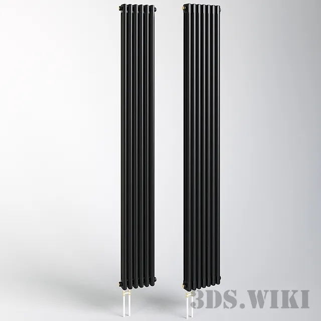 other-models - Heating radiator black 3D Model