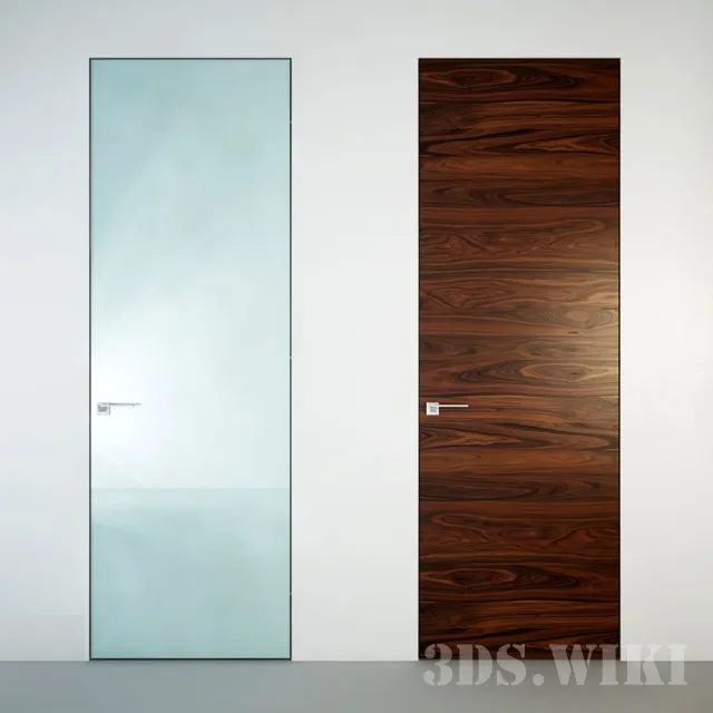 other-models - Hidden interior doors Minimal Doors 3D Model