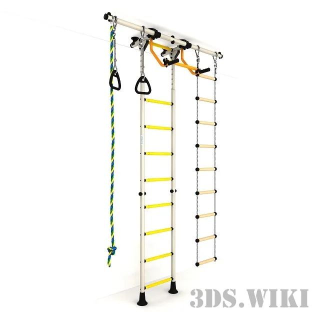 other-models - Home sports complex Karusel 3 3D Model