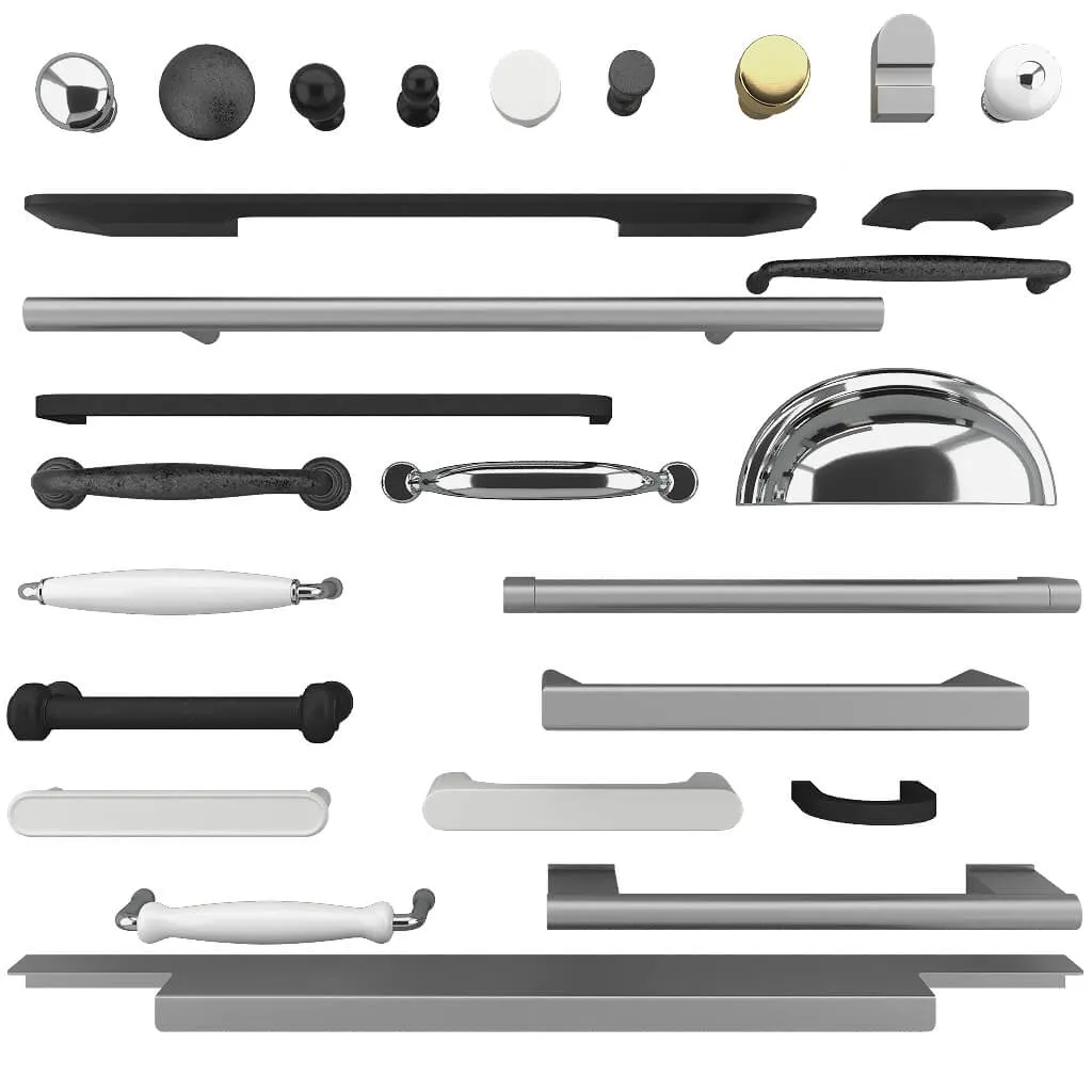other-models - IKEA door knobs and handles 3D Model