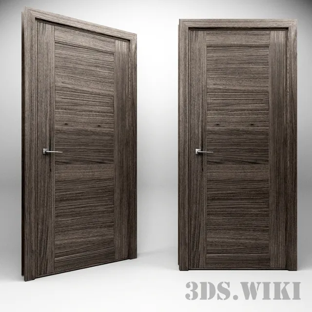 other-models - Interior door Titul Ego 6111 - Oak 3D Model