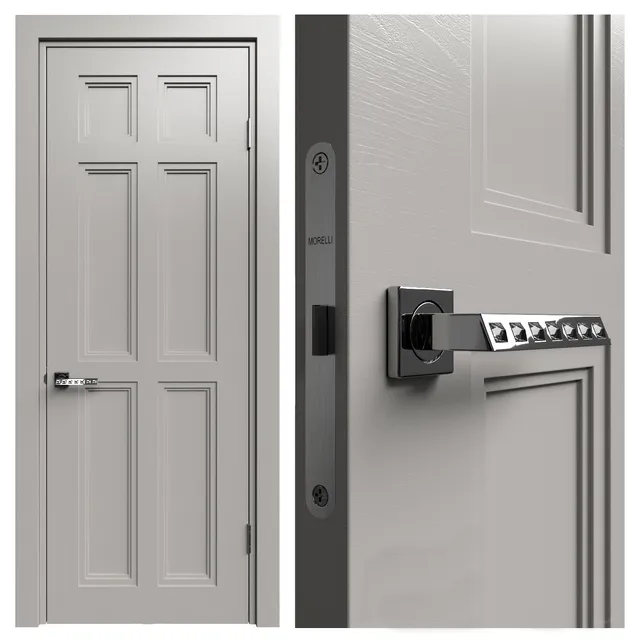 other-models - Internal door Academy Medea 5 doors # 1 3D Model