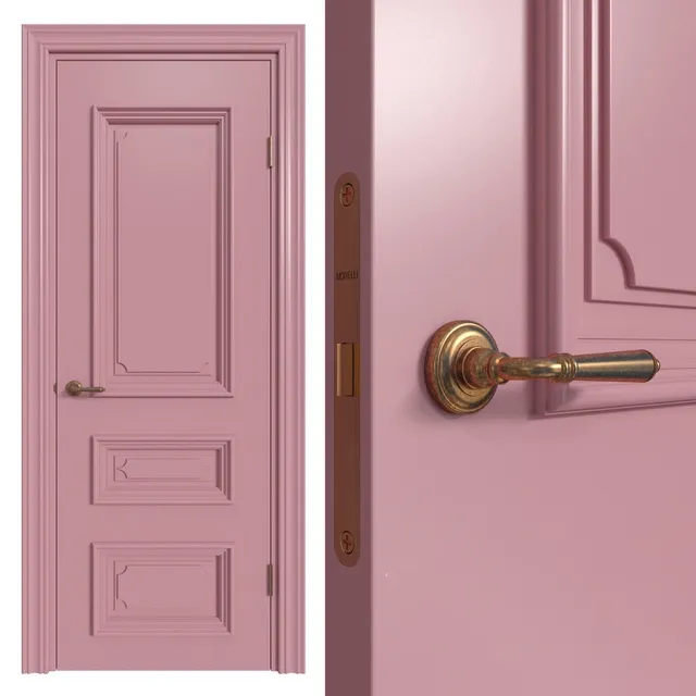 other-models - Internal door Academy Navarra 4 doors # 1 3D Model