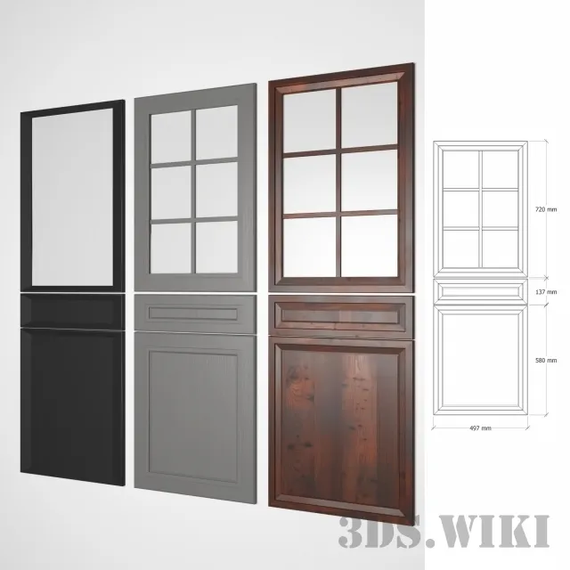 other-models - Kitchen facades 3D Model