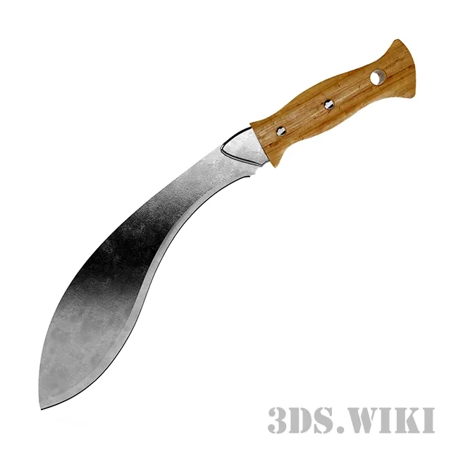 other-models - Kukri knife 3D Model