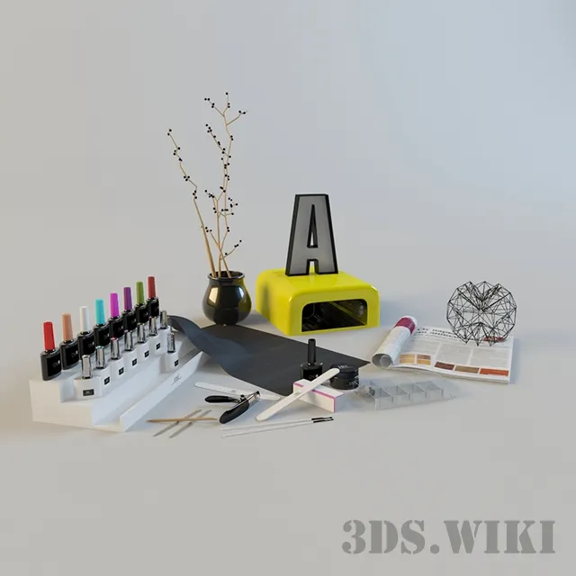 other-models - Manicure set 3D Model