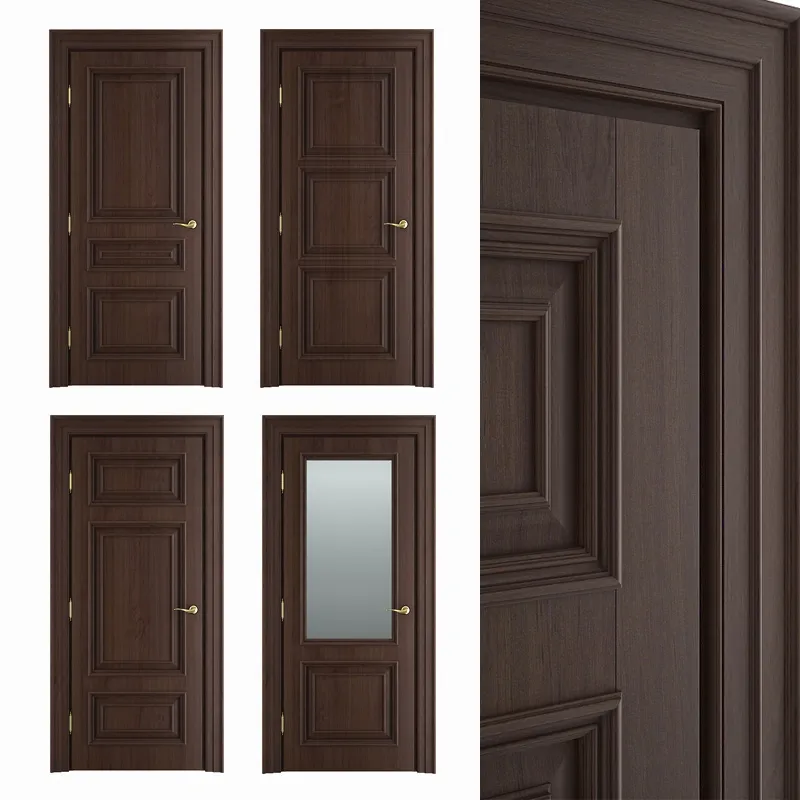 other-models - Massiv style Interior chocolate door 02 3D Model
