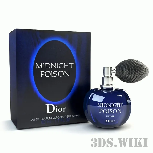 other-models - Midnight Poison Christian Dior perfume 3D Model