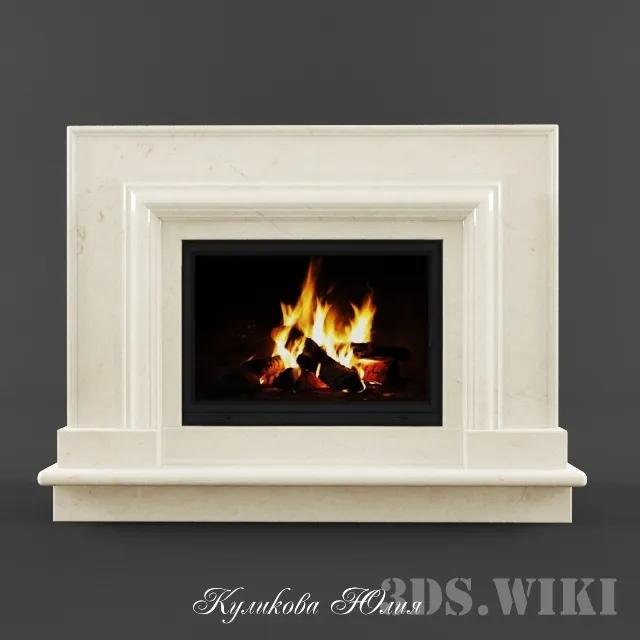 other-models - Modern fireplace 3D Model