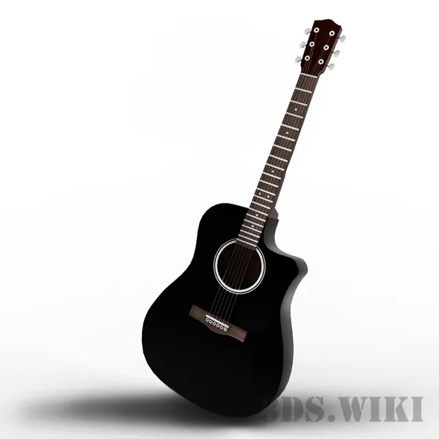 other-models - Modern guitar 3D Model