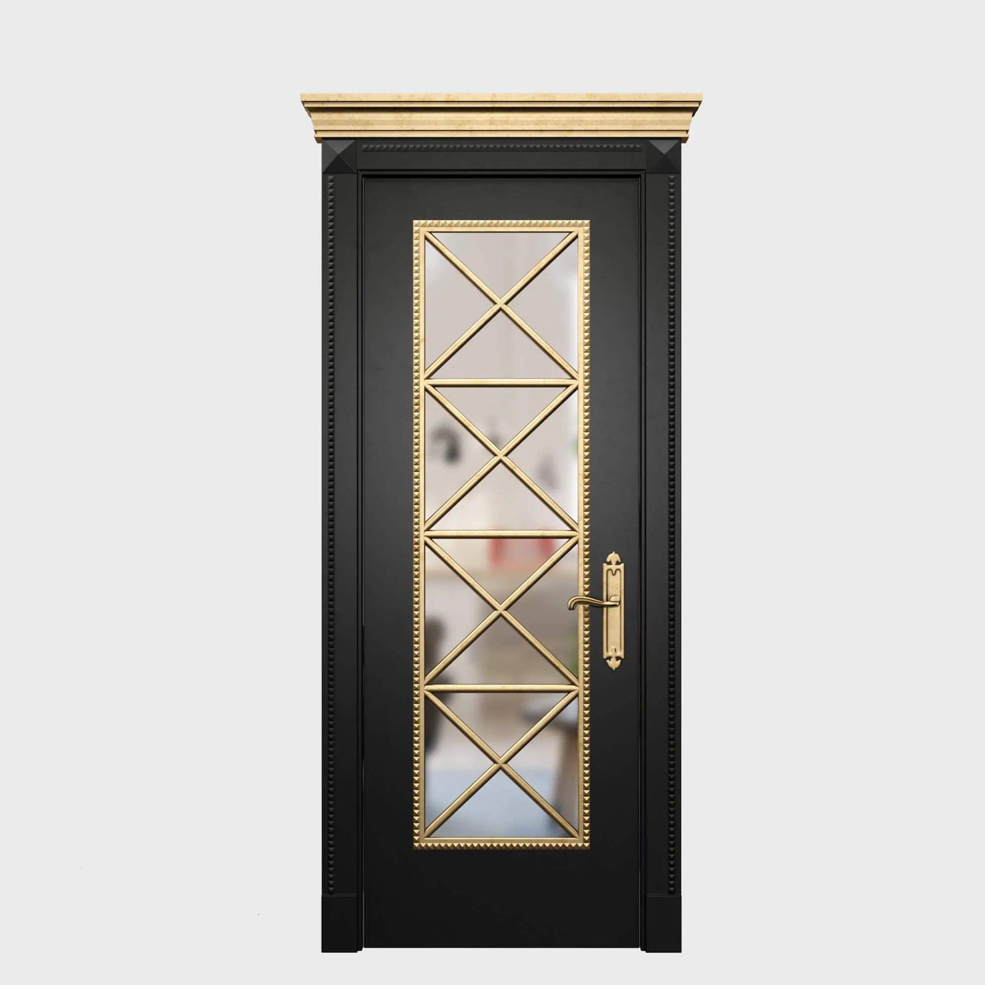other-models - Msk Centrum decoration black door 04 3D Model