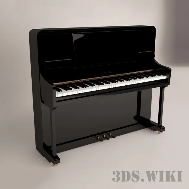 other-models - Piano PETROF 3D Model