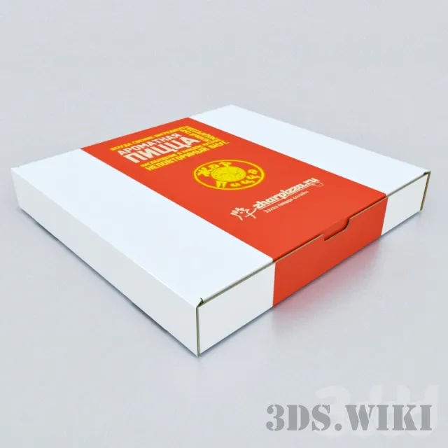 other-models - Pizza box 3D Model