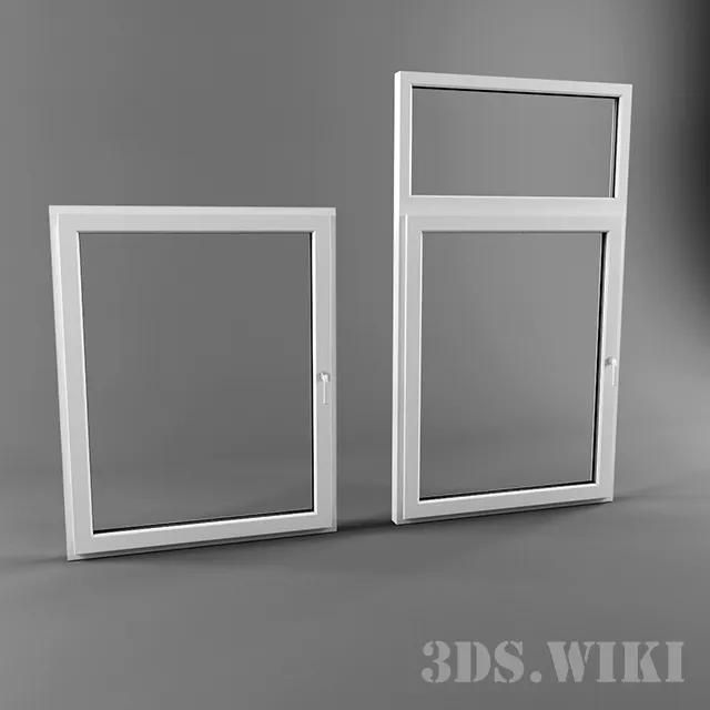 other-models - Plastic windows 3D Model