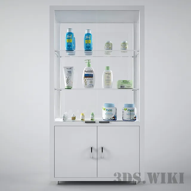 other-models - Rack with household products 3D Model