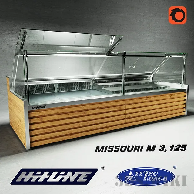 other-models - Refrigerated display case Missouri M 3.125 D 3D Model
