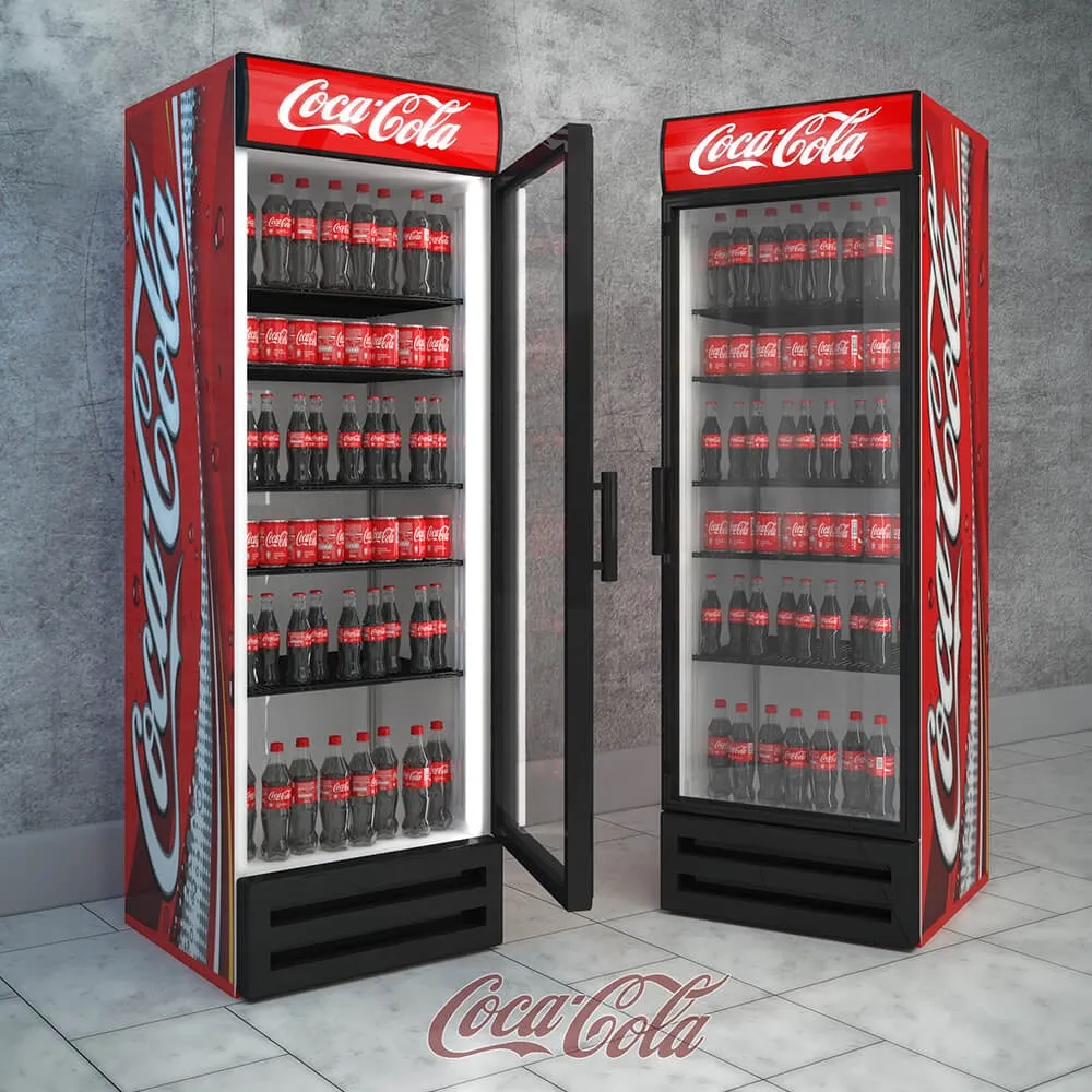 other-models - Refrigerator Coca-cola 3 3D Model