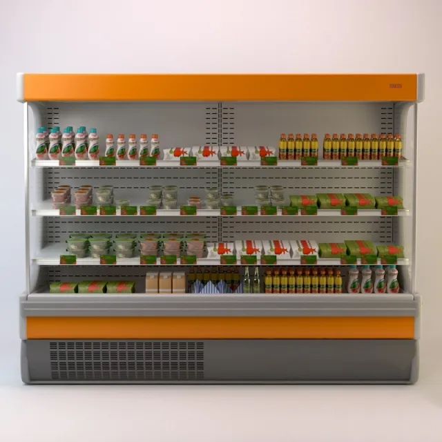 other-models - Refrigerator showcase 3D Model