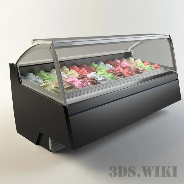 other-models - Refrigerator / showcase GeloStandard Elite 3D Model