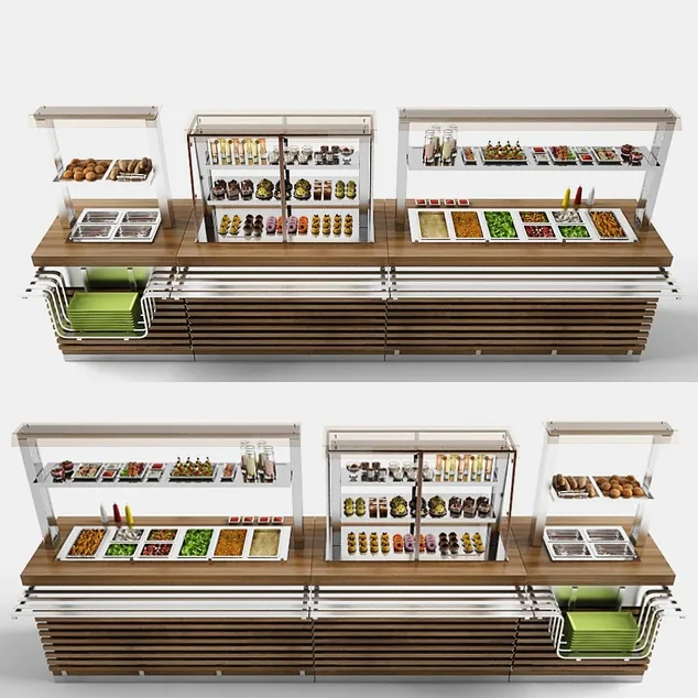 other-models - Regata food distribution line 3D Model