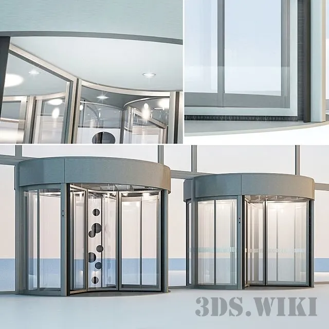 other-models - revolving door 3D Model