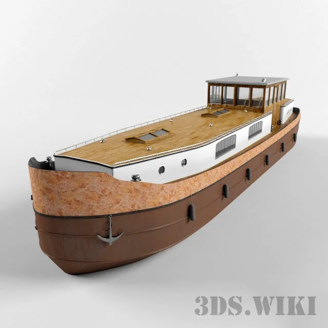 other-models - River boat 3D Model