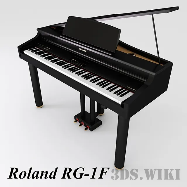 other-models - Roland RG-1F Digital Mini Grand Piano 3D Model