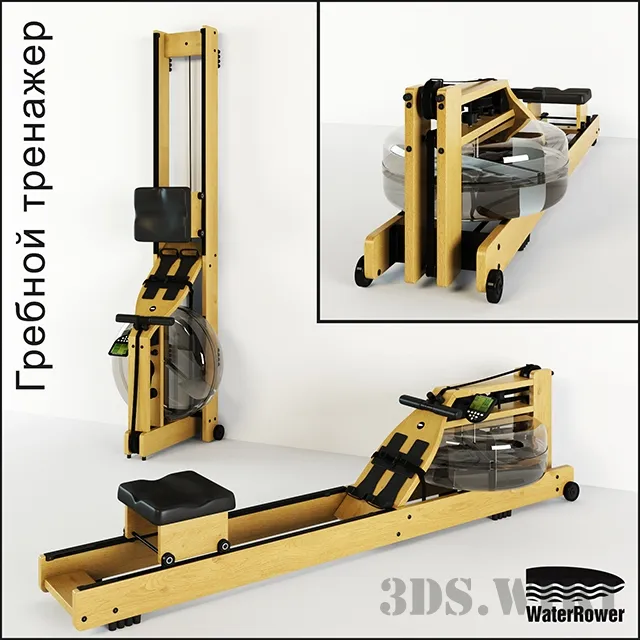 other-models - Rowing machine WaterRower 3D Model