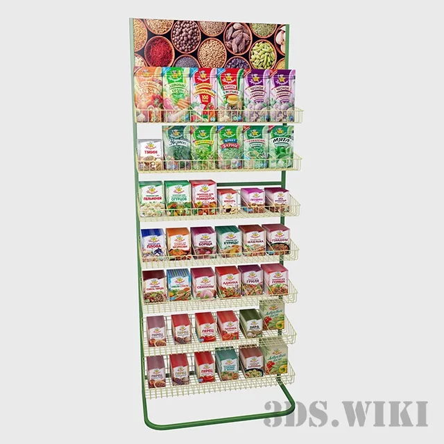 other-models - Seasoning rack 3D Model