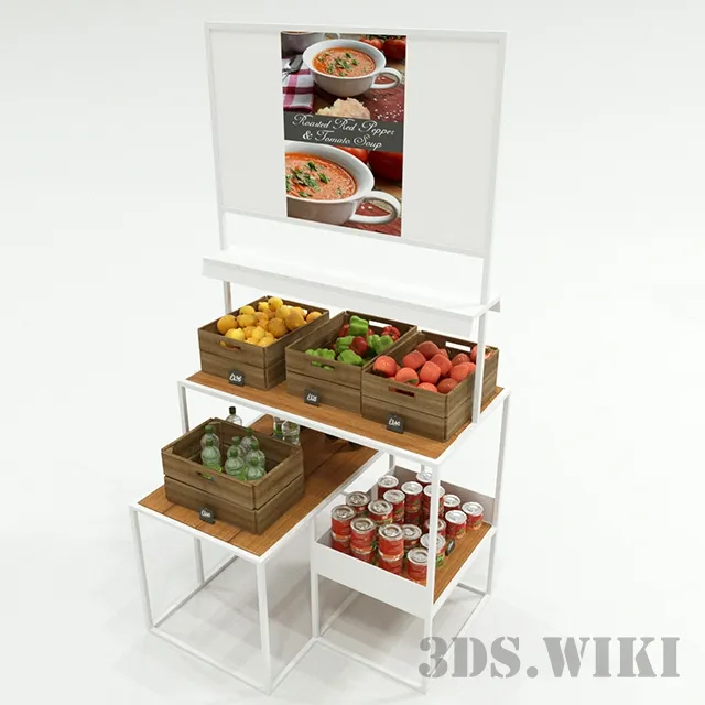 other-models - Set for making tomato soup 3D Model