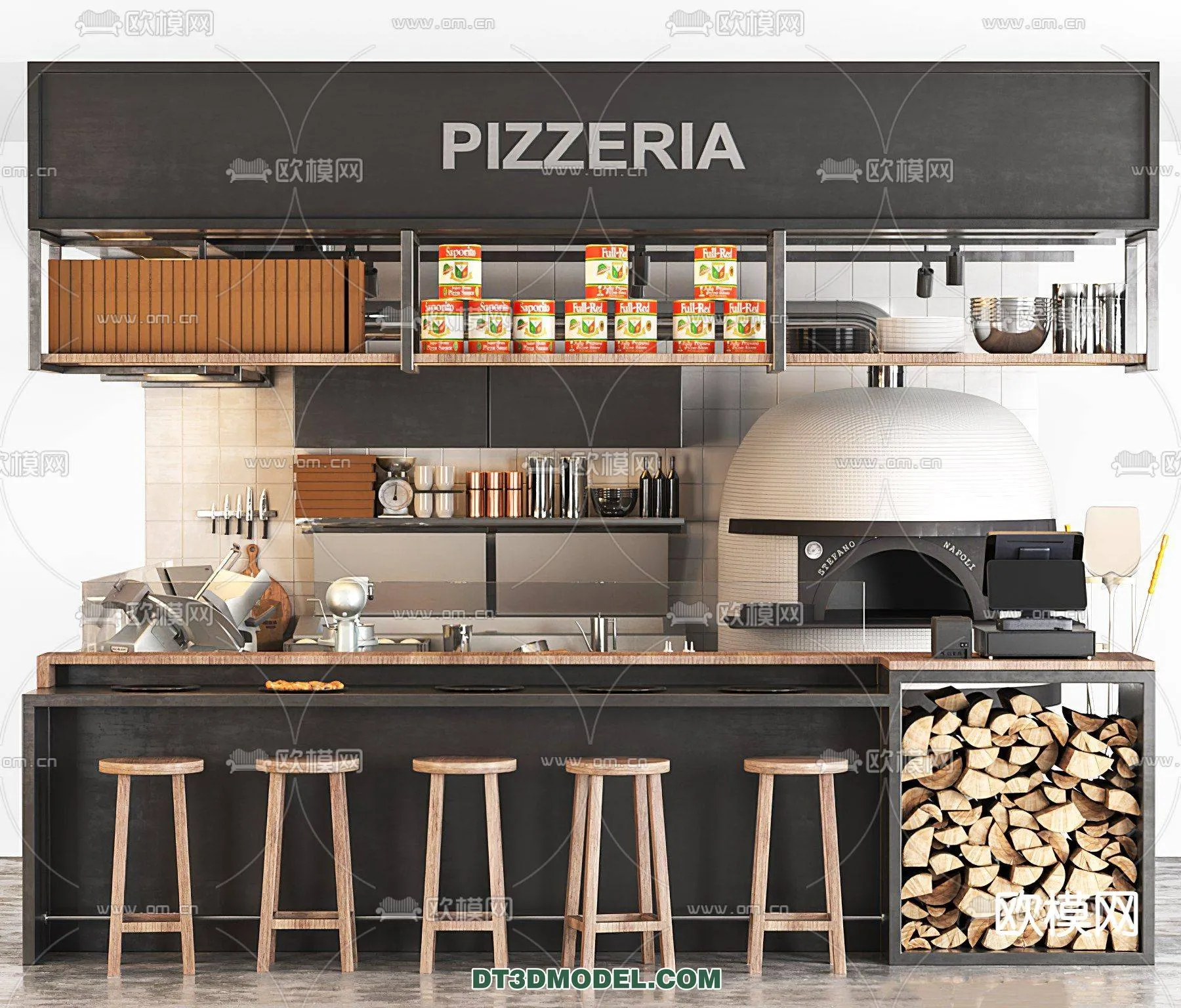 OTHER MODELS - SHOP - CORONA - 3D MODEL - 3051