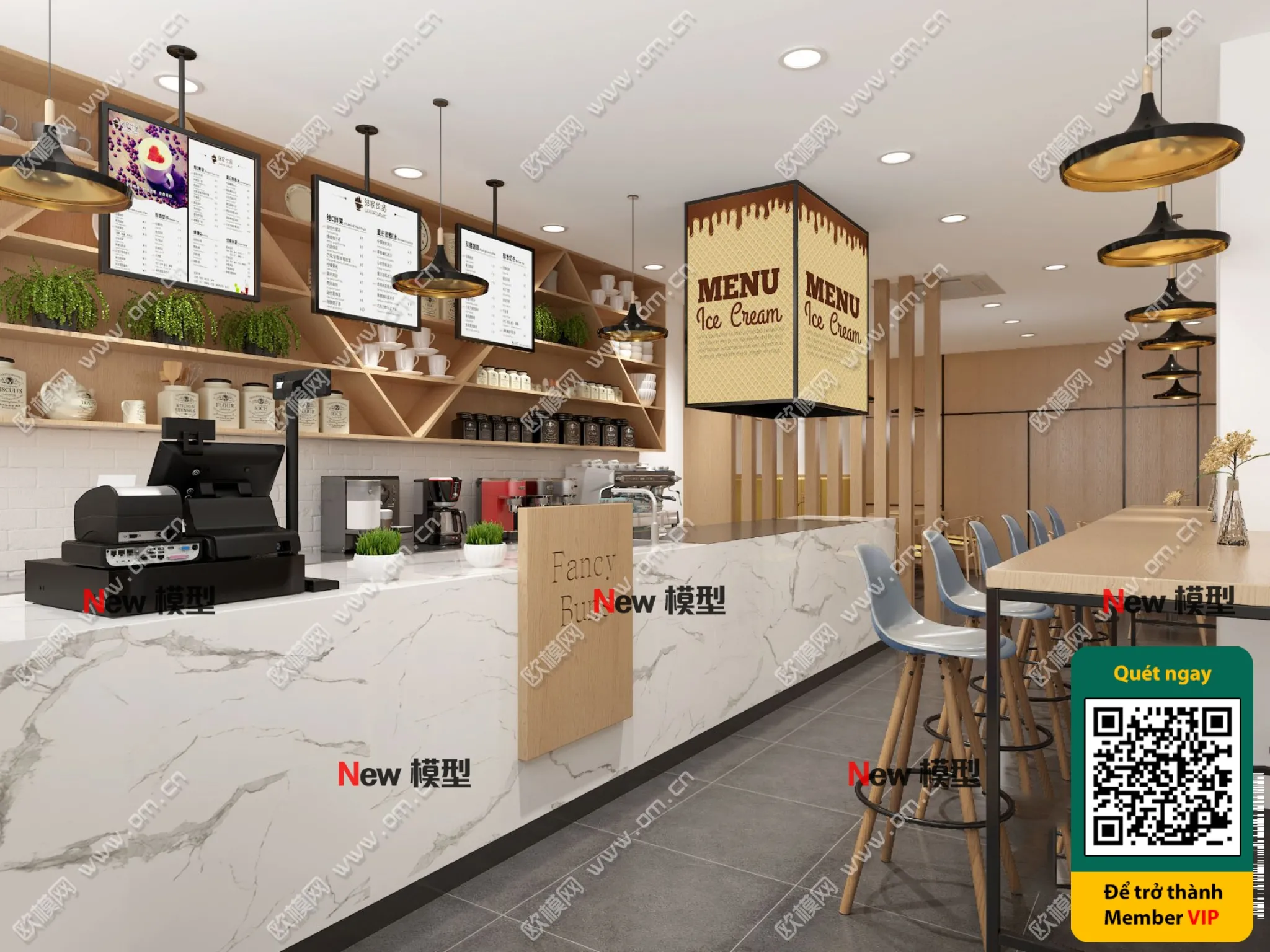 OTHER MODELS - SHOP - VRAY / CORONA - 3D MODEL - 4228