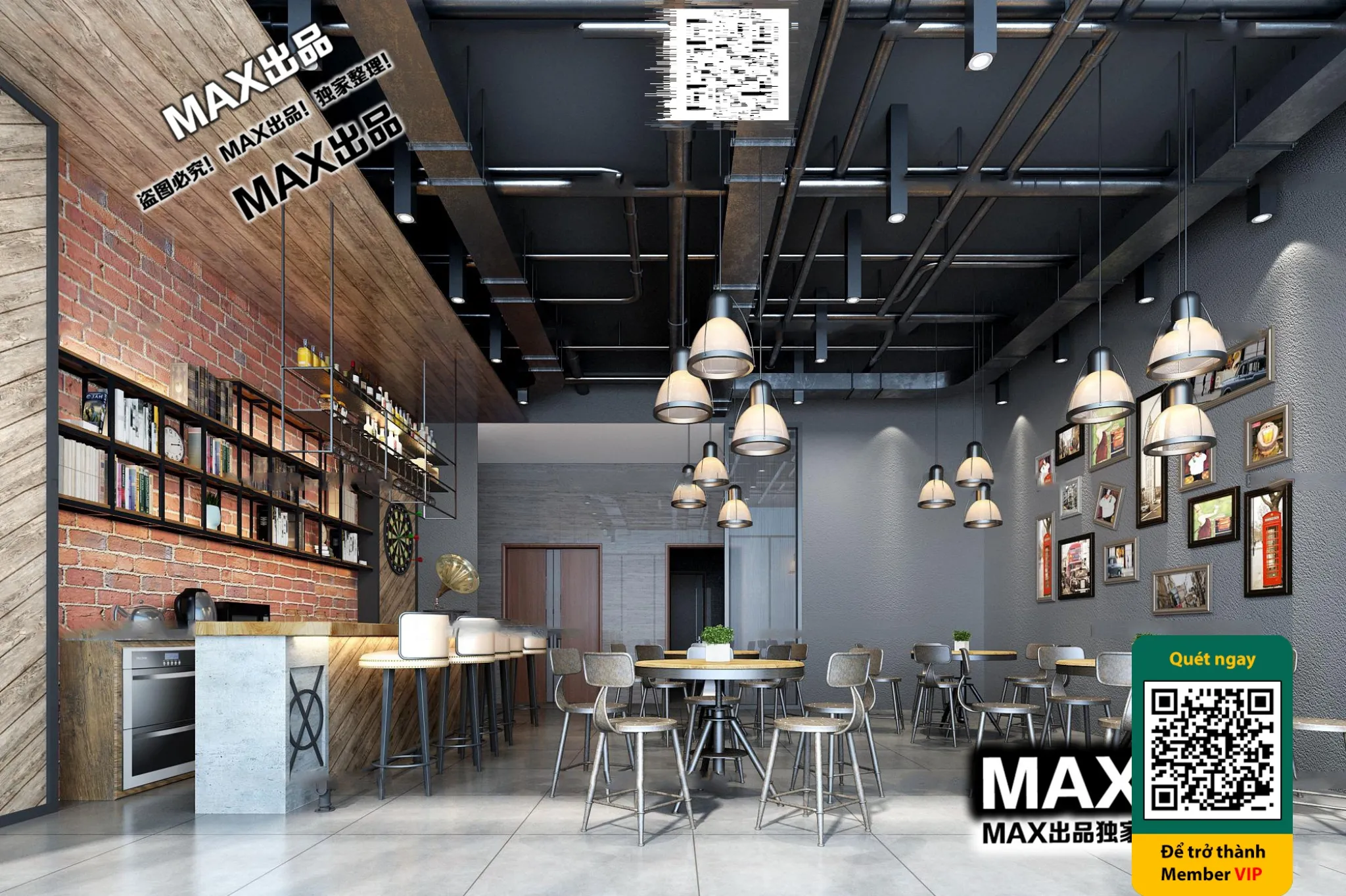 OTHER MODELS - SHOP - VRAY / CORONA - 3D MODEL - 4588