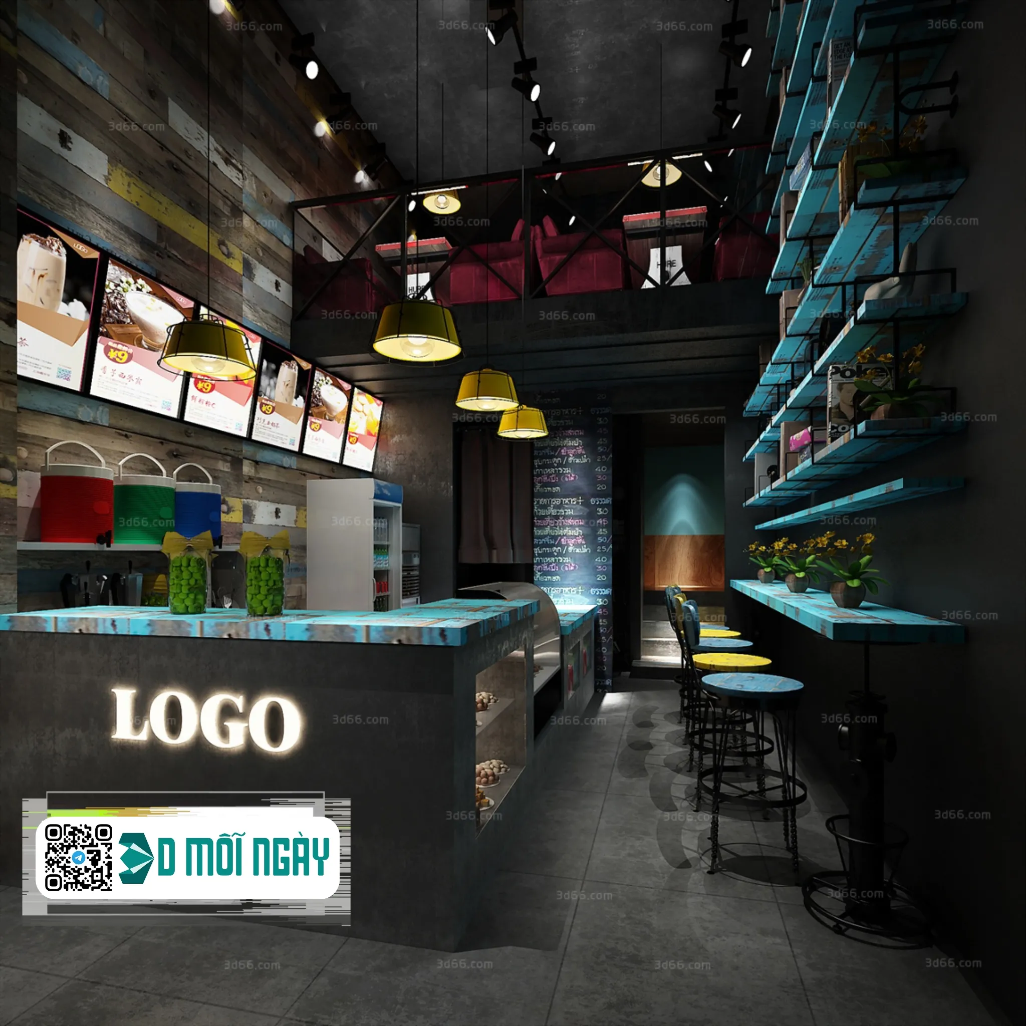 OTHER MODELS - SHOP - VRAY / CORONA - 3D MODEL - 5647