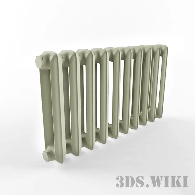 other-models - Soviet radiator 3D Model