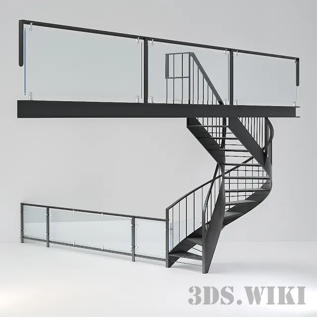 other-models - Spiral Staircase Loft 3D Model